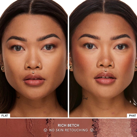 ONE/SIZE by Patrick Starrr Cheek Clapper 3D Blush Trio Palette-Color: Rich Betch - Picture 2 of 10